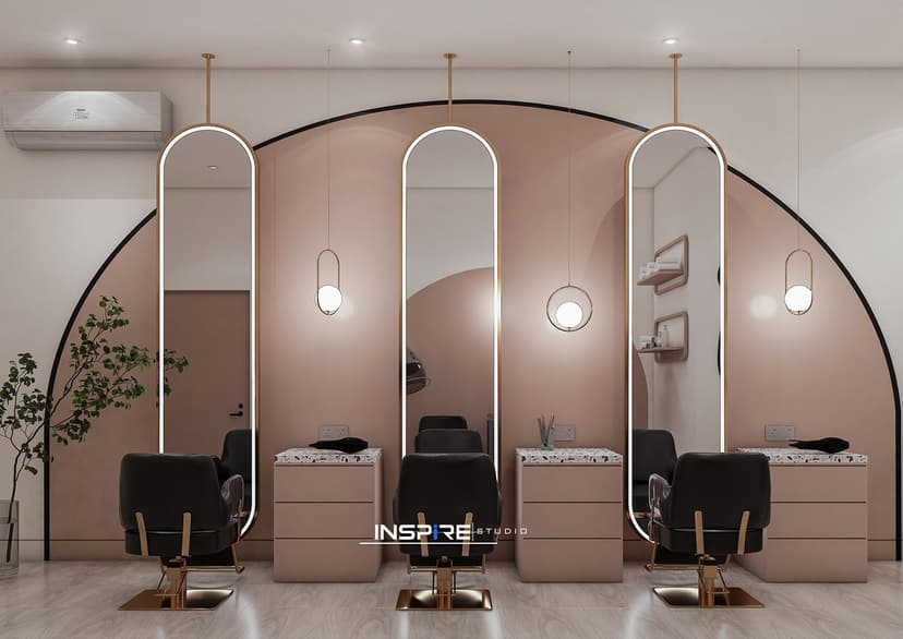 Hair styling station
