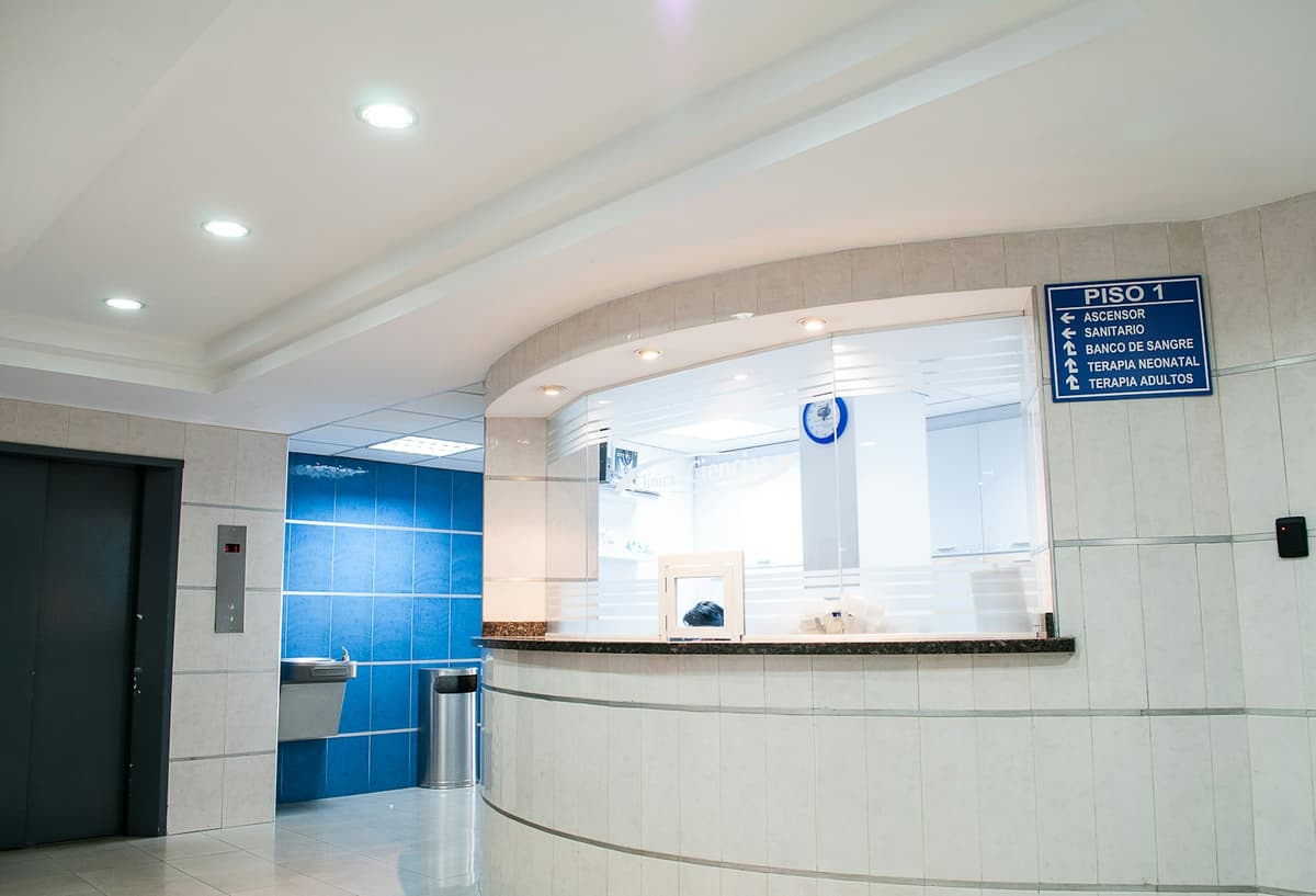 Modern medical clinic interior